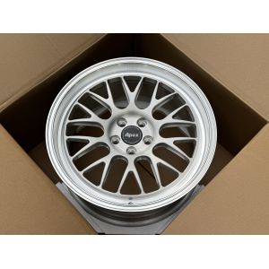 Apex ML-10RT Forged Wheels Machined Lip Brushed Clear