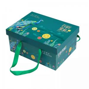 China Custom Printed Fruit Packaging Boxes OEM ODM Vegetable Packing Box on sale