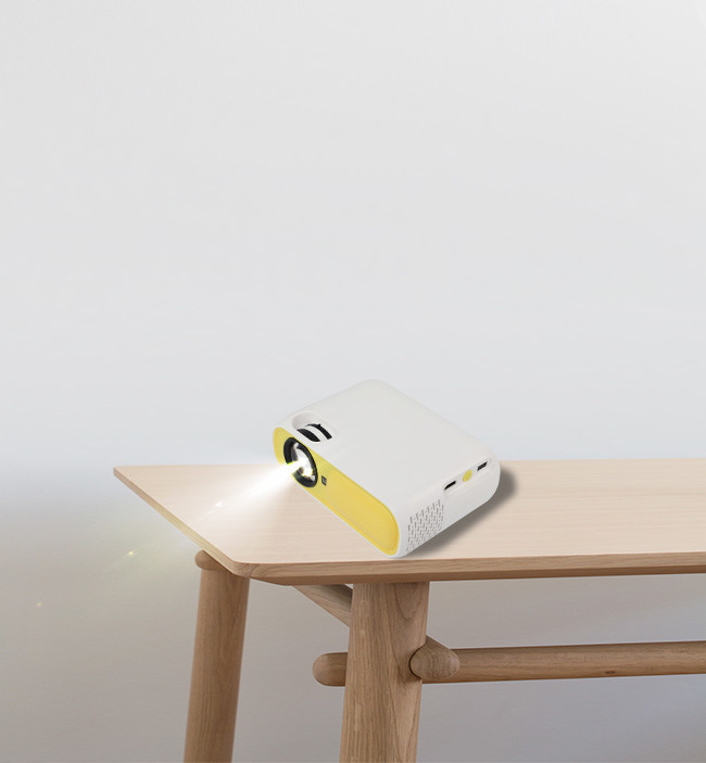 1.68M Iphone Screen Mirroring HD 720P Projector LCD Portable Mini