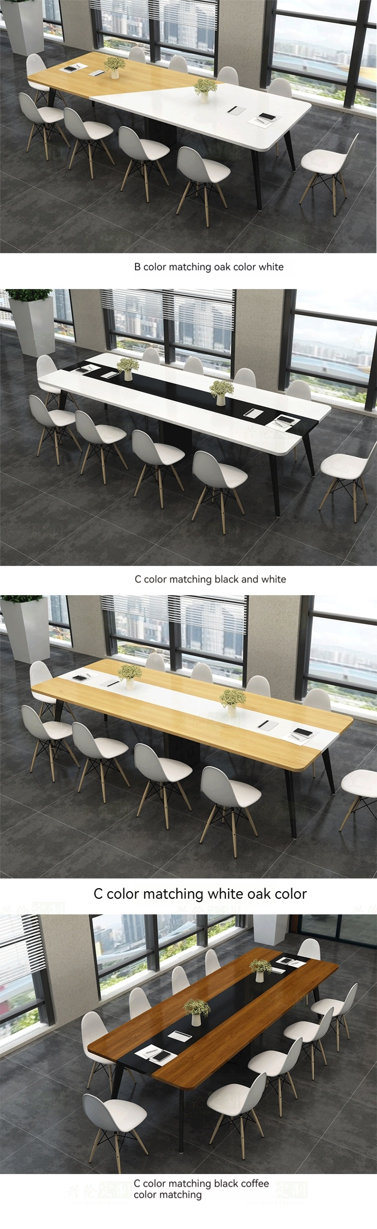 25mm Thickness Table Top Convertible Creative Conference Table for Hotel Meeting Room