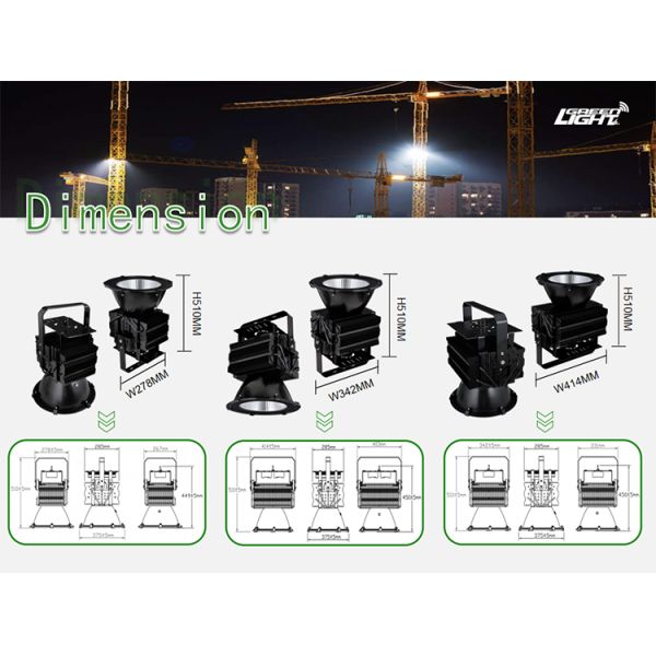 IP66 200W-500W LED High Bay Light with 26000Lm-65000Lm High Lumen Output for Industrial and Outdoor Use