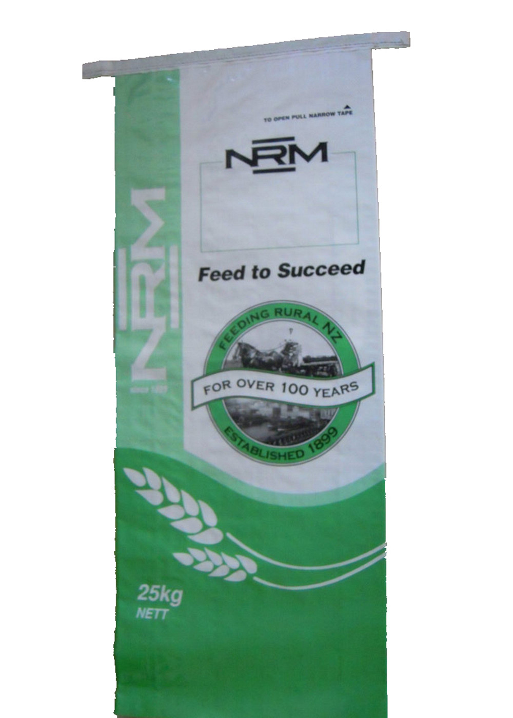 Biodegradable Pet Woven Polypropylene Feed Bags Anti Slip With Bopp Lamination