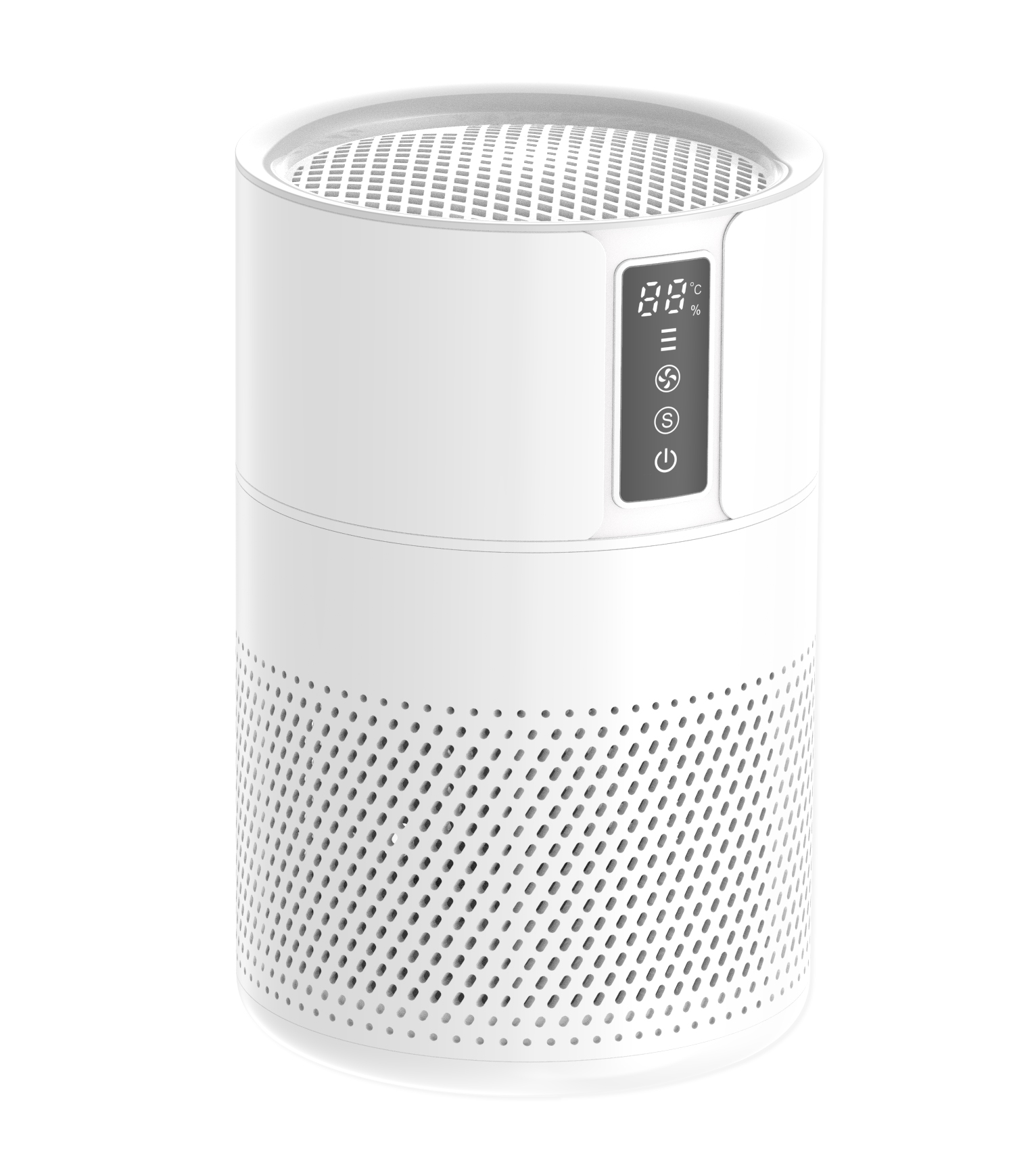 27dB Desktop Hepa Air Purifier 18cm 172ft2 Pet Odor Eliminator
