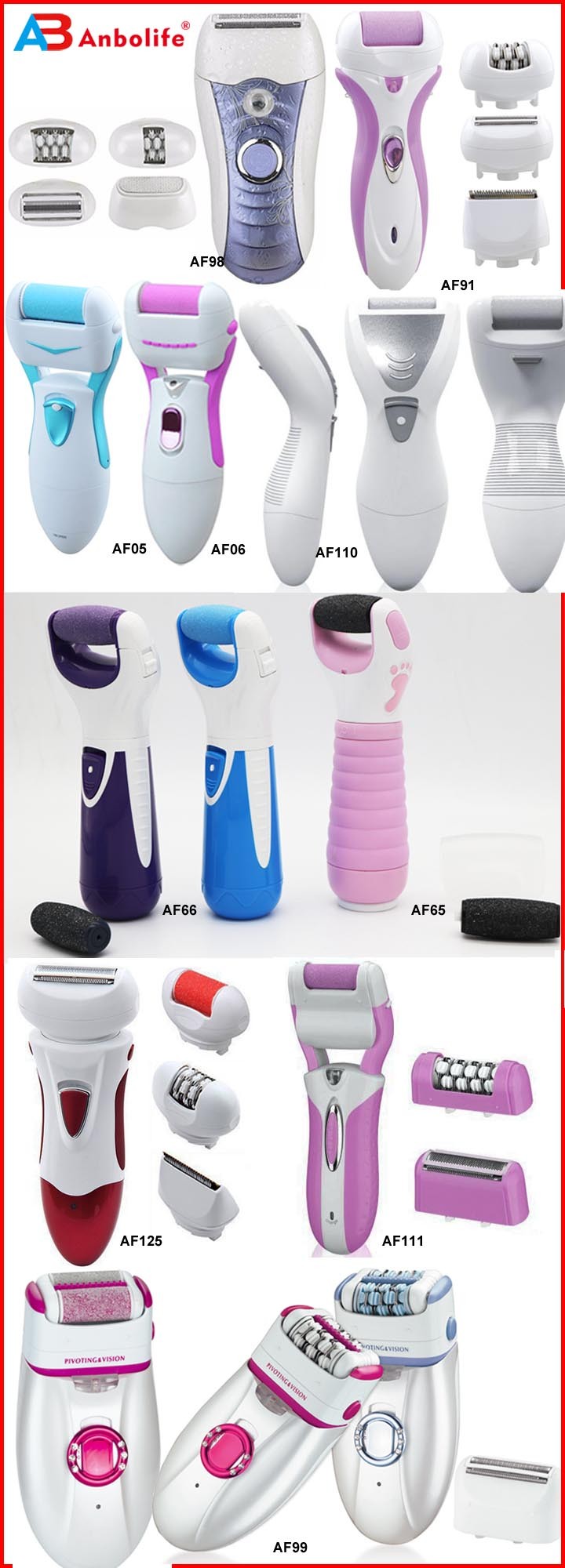 USB Rechargeable Foot Electric Washable Callus Remover Pedicure Foot File Machine