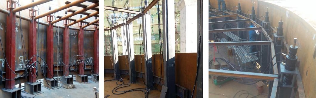 Chuck Type Hydraulic Lifting Machine Stock Available for Tank Construction