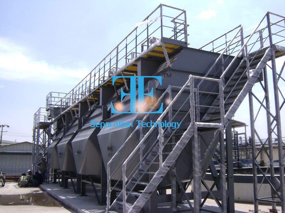 SUS304 SUS316 SUS316L Lamella Clarifier System For Sewage Treatment Plant