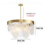 Electroplated Gold Frosted White Glass Pendant Lamps Thickened Lamp Body
