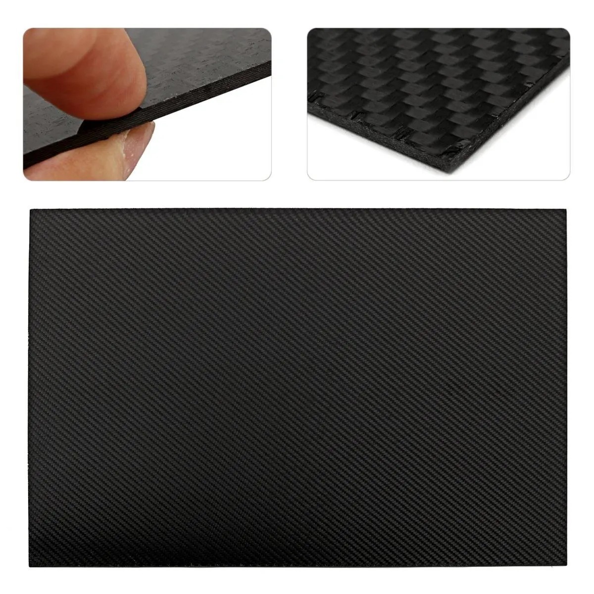 100% Glossy Surface Laminate Carbon Fiber Sheet 3K Real Carbon Fiber Board