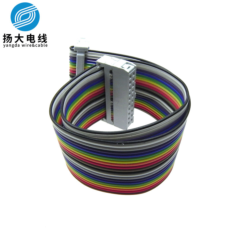 Ul1015 Ribbon Flat Cable , Round Ribbon Cable High Temperature Resistance