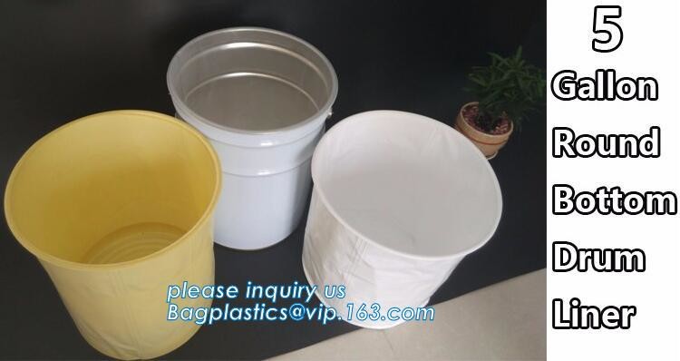 Rigid Barrel, buscket, liner, pail, can liner, Disposable 5 Gallon Rigid Pail Liners, Drum Liners | Pail Liners | Indust