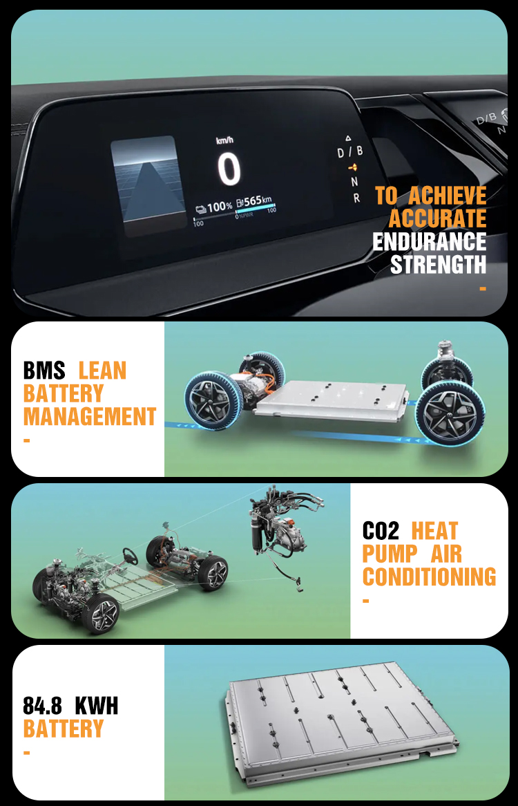 2023 2024 Top Selling Suv Electric Cars 600 Km Range Car Volk Swagen Iid6 VW Electric Vehicles with 1 Gear Fixed Gear Ratio