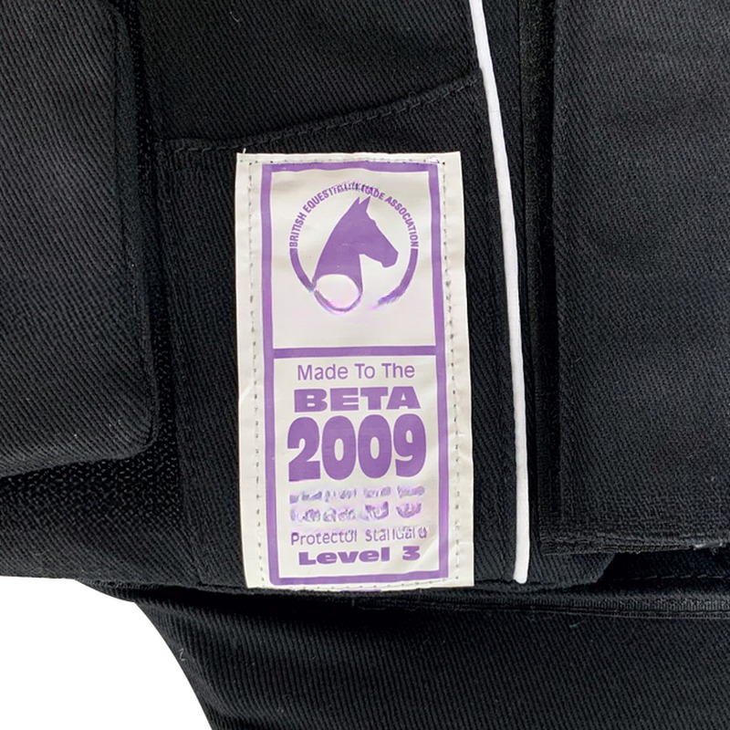 Equestrian Vest Black S-XL Horse Riding Body Protector Padded Jacket Outdoor Clothing