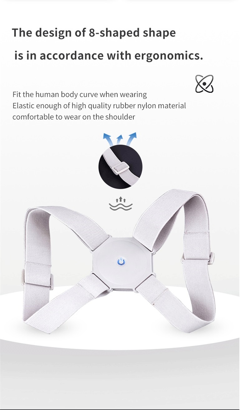 Smart sensor orthosis correction belt reminder of adult & child sitting posture hunchback Back smart posture corrector