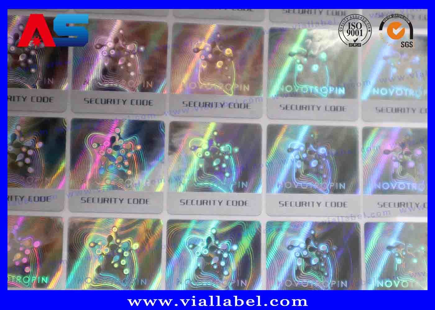 Custom Overlay Printing Transparent Hologram Sticker hot stamp hologram