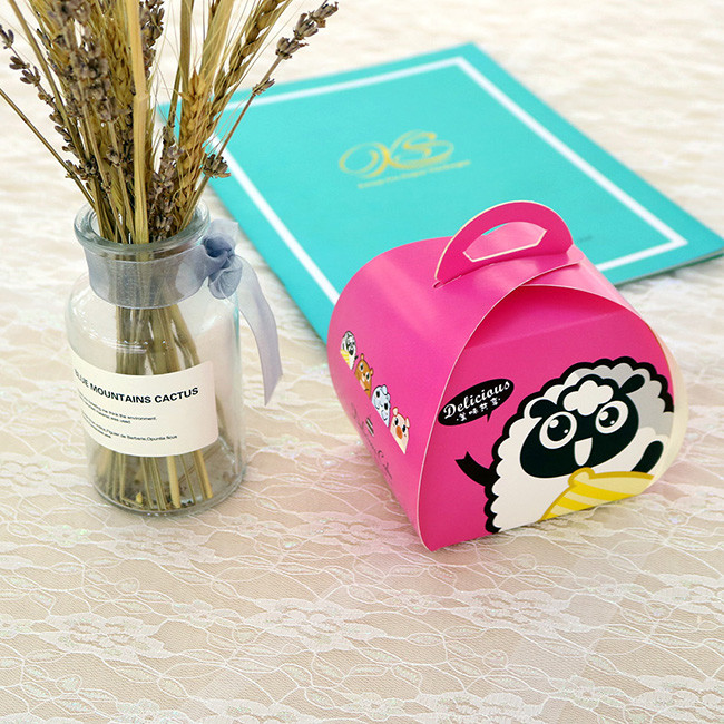 Mini Personalized 250gsm to 750gsm Thickness Cake Package Box Takaway Cake Container Paper Box