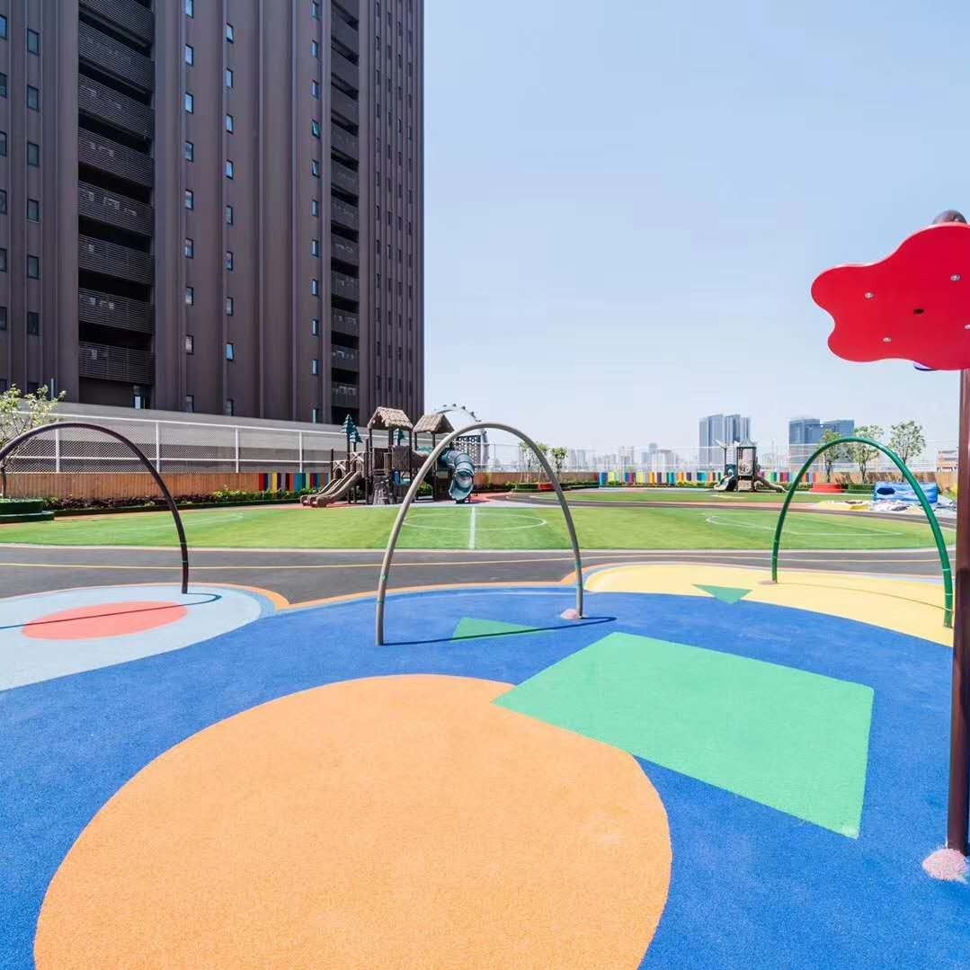 FEELING Epdm Color Rubber Granules For Playground Poured Flooring Material