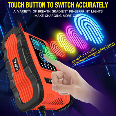 60V 8A 7 Segment Intelligent Automatic Car Battery Charger