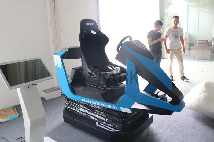 Racing go karts game machine EPARK playstation 9D VR simulator seepoon E3 helmet