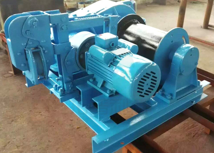 500 KN heavy material loading wire rope pulling electric mooring winch for marine and boat
