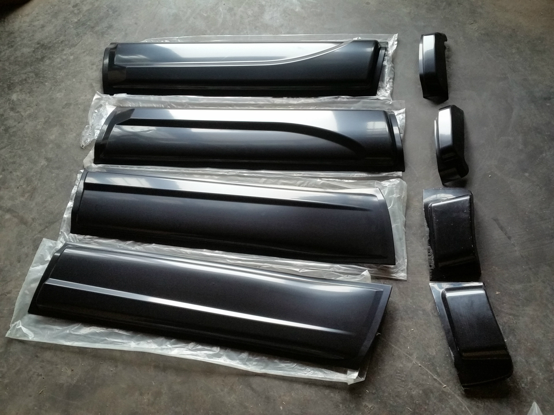 TOYOTA Tundra 2014 - 2018 Wheel Arch Flares Side Door Moulding Protection Plates