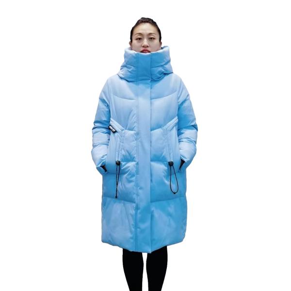 FODARLLOY F22517 Ladies Warm Hooded Cotton-padded Clothes Women Slim Long Winter