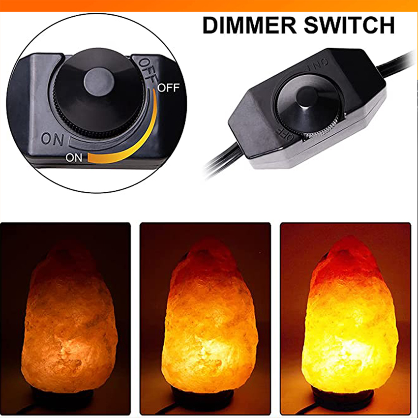 Replacement Lamp With Inline Switch Dimmer Us 2 Prong Ac Usa Power Cord