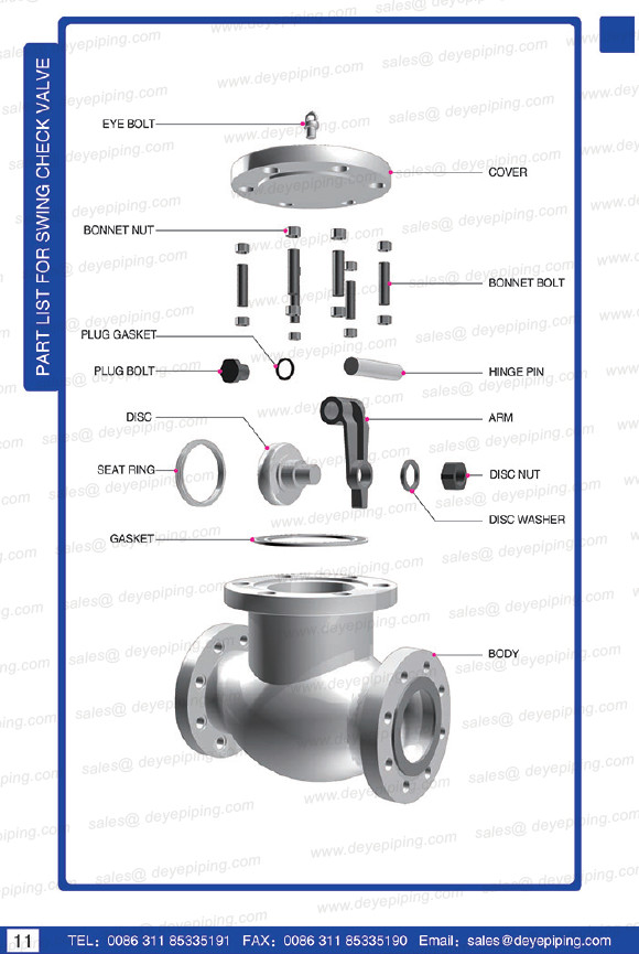 API594 Double Disc plated Dual Check Valves With Class 150, Class 300, Class600, Class900, class1500