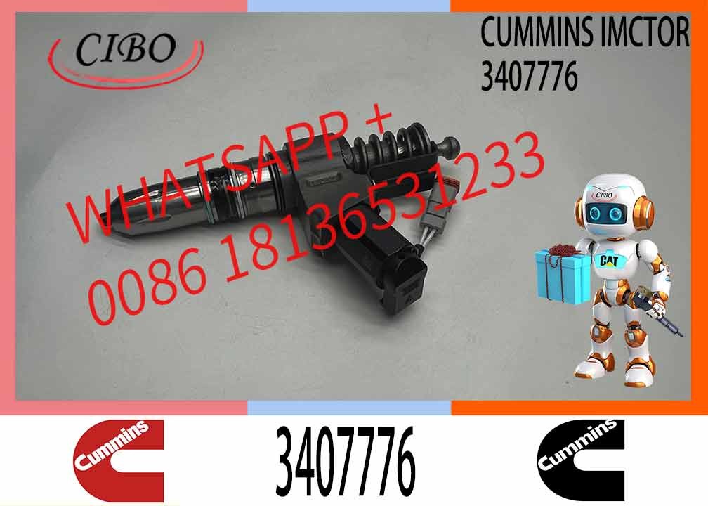 Common Rail Fuel Injector 3407776 3087807 3411385 341176 3409975 For Cummins QSN14 N14 Engine