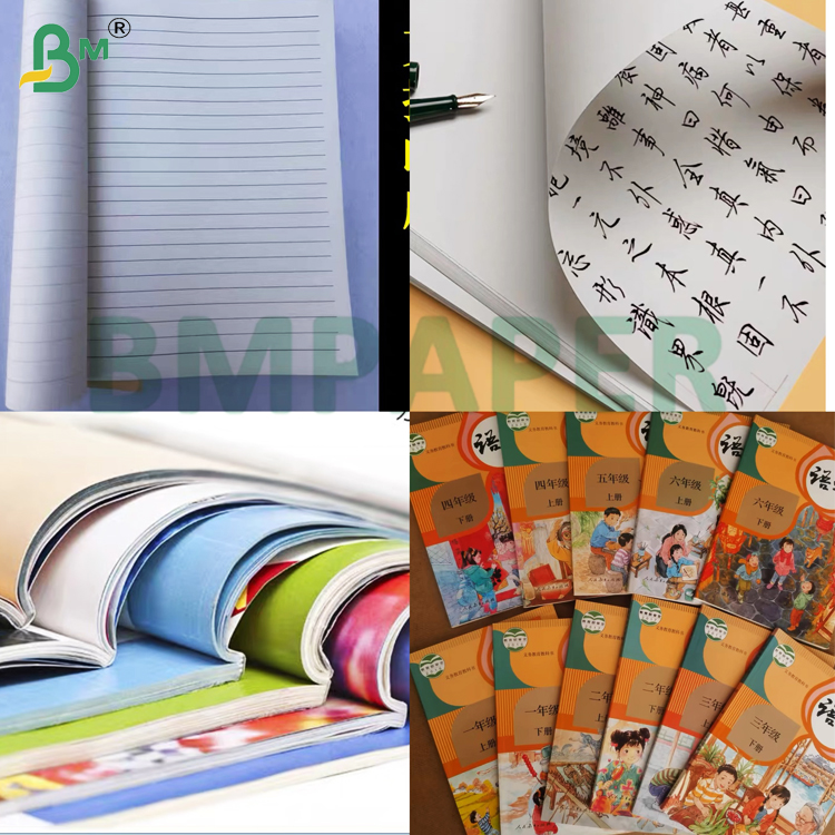 70gsm 80gsm High White Speed Printing Woodfree Paper For Excercise Book