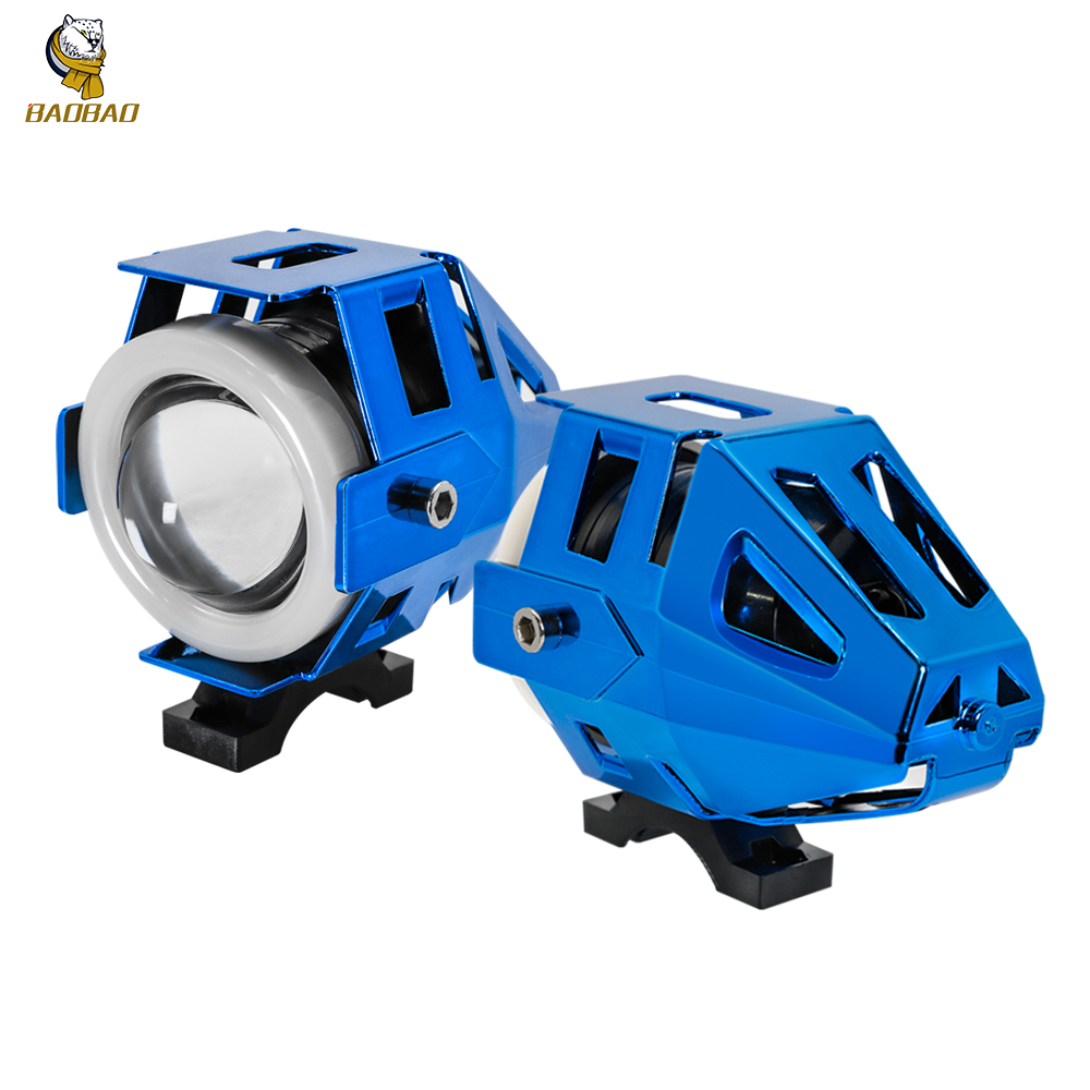 Plastic Mutiple Color Angel Eye Universal Motorcycle LED Light