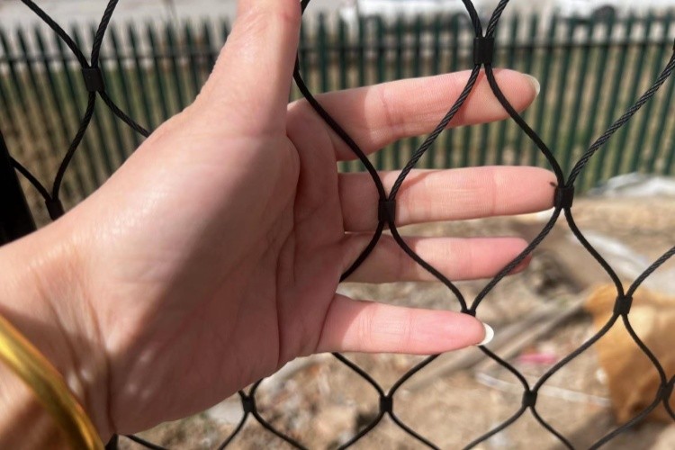 Anti Drop 304 Stainless Steel Rope Mesh 30*30 Rope Net Fence
