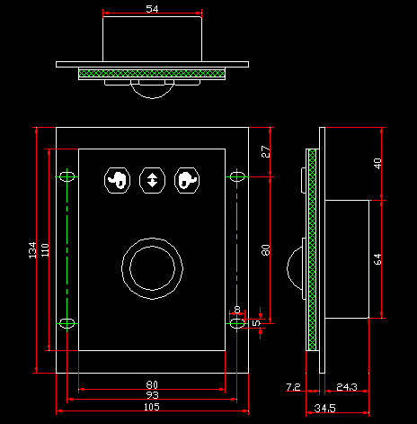 Wear Resistant Keyboard With Integrated Trackball Mouse 38mm Sphere