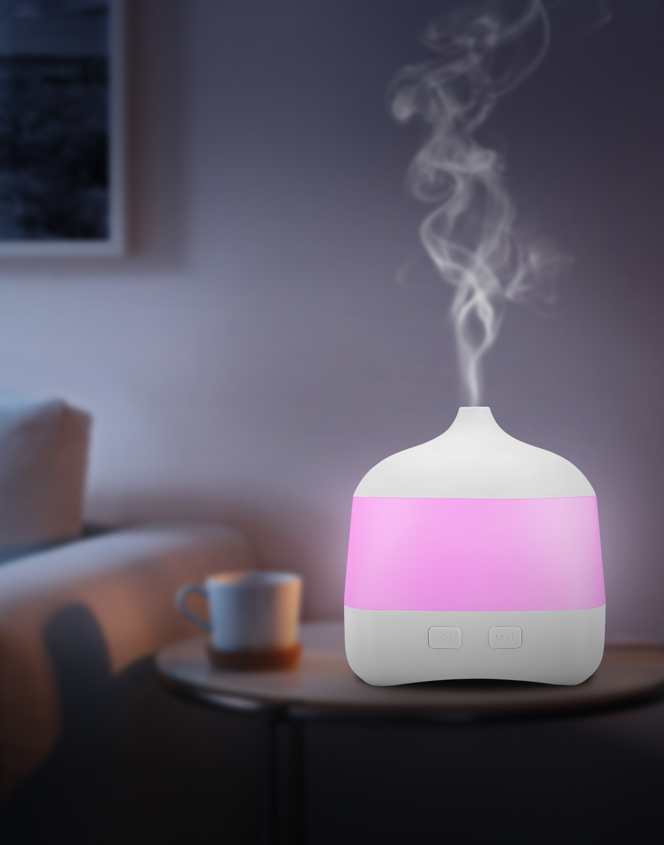 PP Material USB 80ml Essential Oil Aroma Diffuser