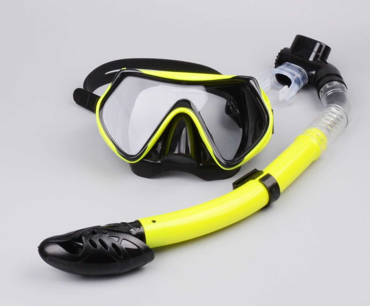 Diving equipment silicone diving mask set of underwater ventilation pipeDiving mask + snorkel