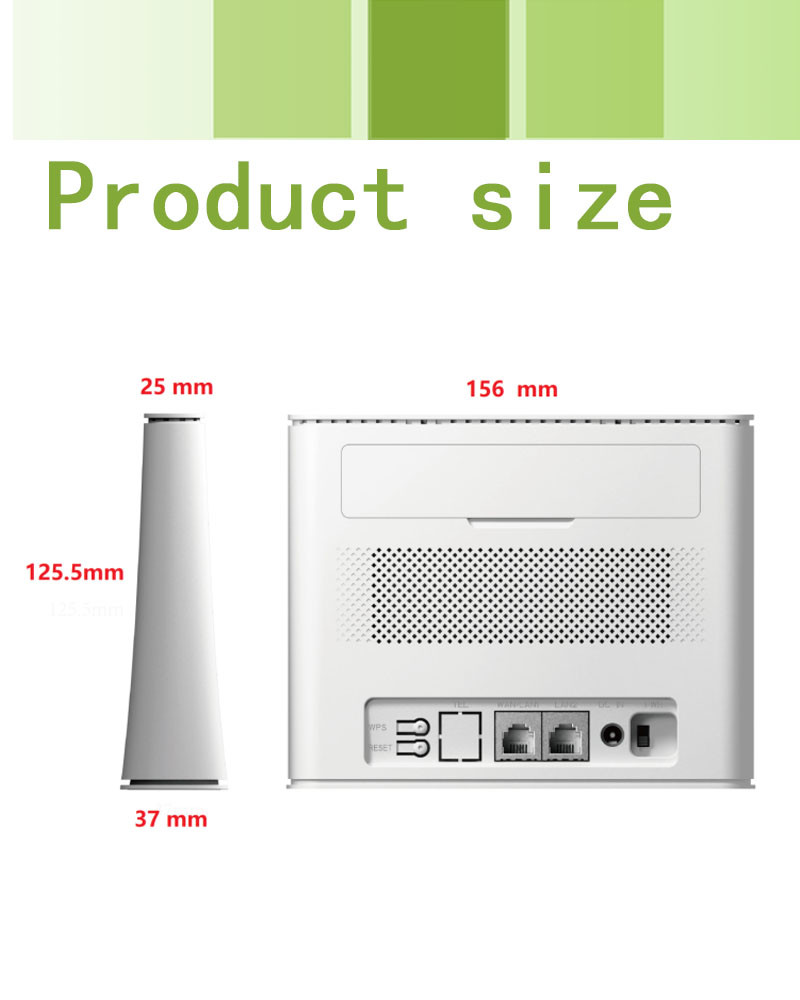 300Mbps Mobile 4G Wifi Router Chip MTK7621A With SIM Card Slot