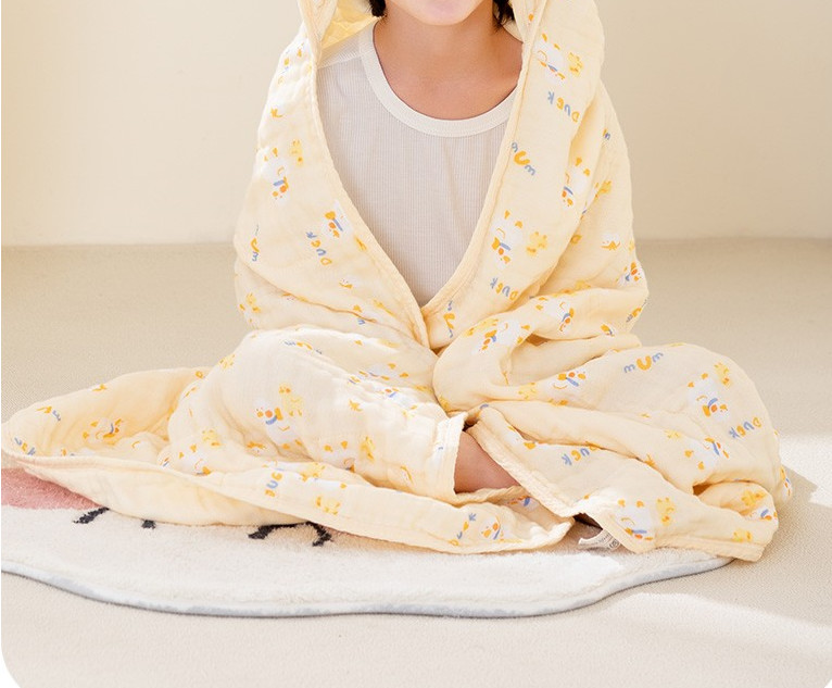 Antibacterial 32S Printed Gauze Fabric 100% Bamboo Swaddle Blanket