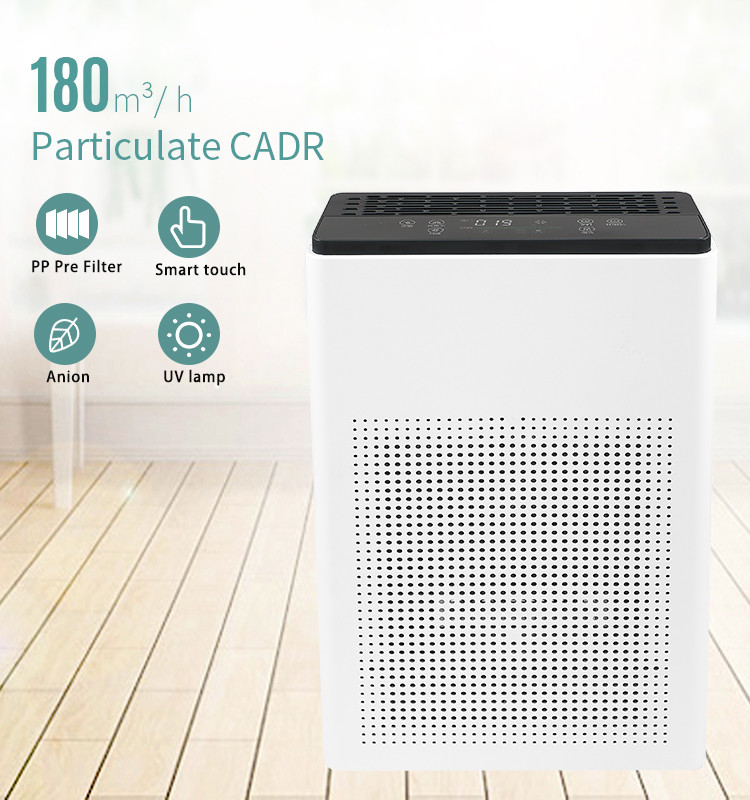 PP Pre Filter 40W 30m 2254nm UV Hepa Air Purifier