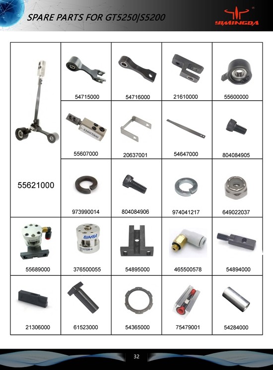 Roller Rear GT5250 GT7250 Cutter Parts Guide Assemblies .078 Blade 54750001