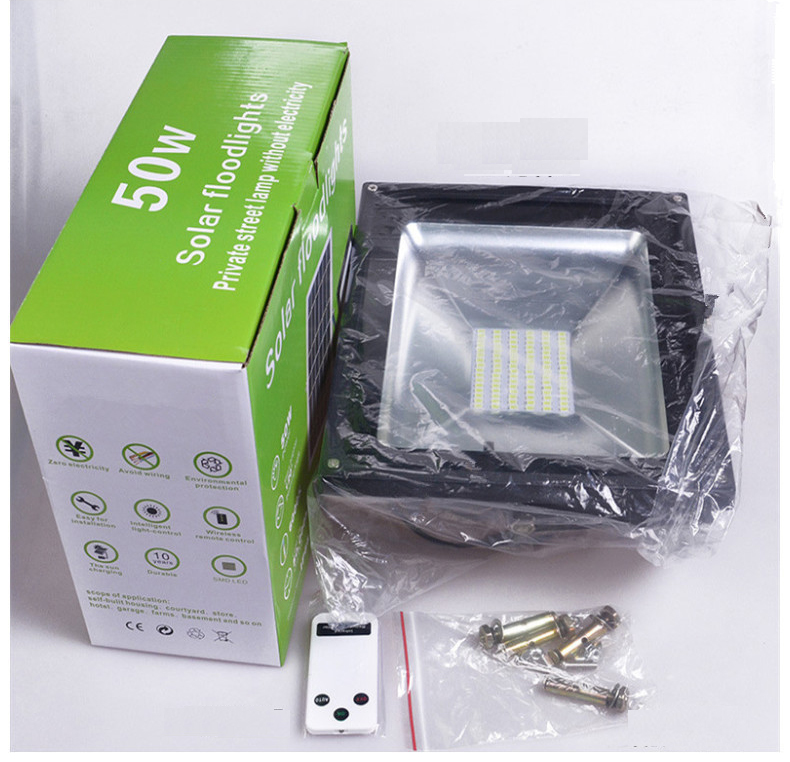 Color Changing Solar Powered LED Flood Light , Remote Controlled Solar Powered Flood Light