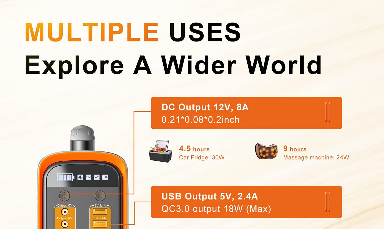 OEM ODM LiFePO4 lithium battery 2000 Times 240Wh lifepo4 Portable Power Station Supply lithium battery packs