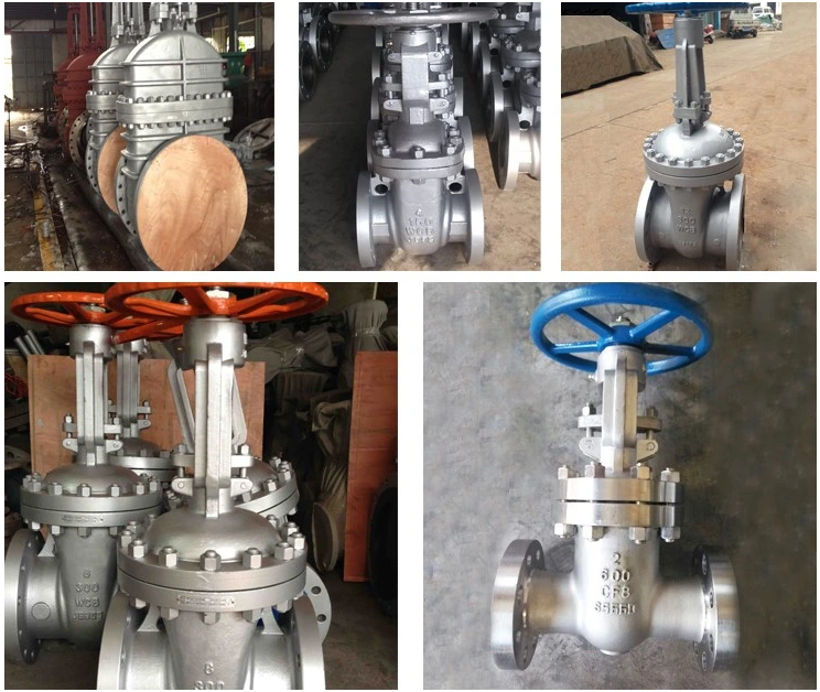 High Temperature Resistant Gate Valve Cast Steel Water Stainless Steel for Flange Type