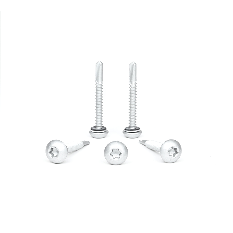 Ruspert Button Torx 12x45 Self Tapping Screw for Roofing to Purlin Framing Stainless Steel