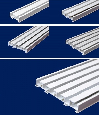 White Fabric Windows Shades Blinds Houses Use, Sliding Panel Blinds
