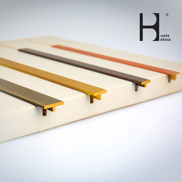 Polishable Surface Brass L Profile , 55% Copper Architectural L Profile