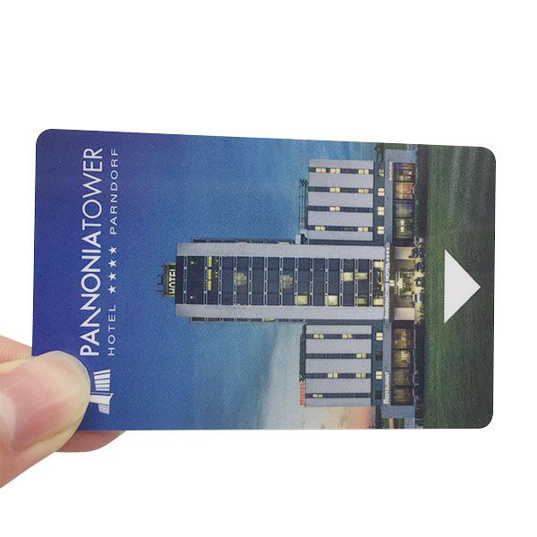 13.56MHZ 1K/4K Door Locks RFID Hotel Key Cards Customized PVC Material