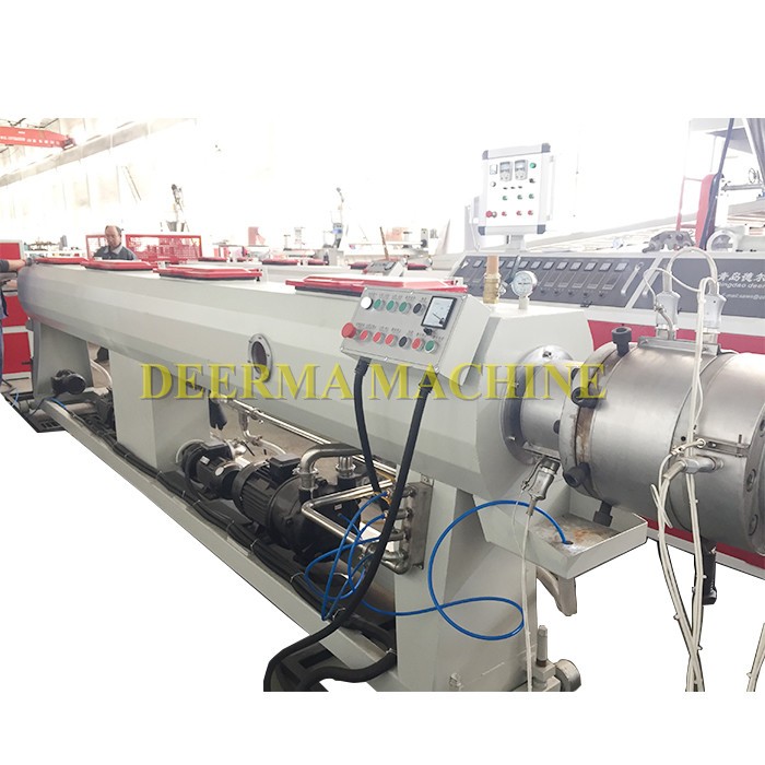 80kw / 60kw Power Plastic / Pvc Pipe Production Line Machines for Customer Requirements 26m*2m*2m