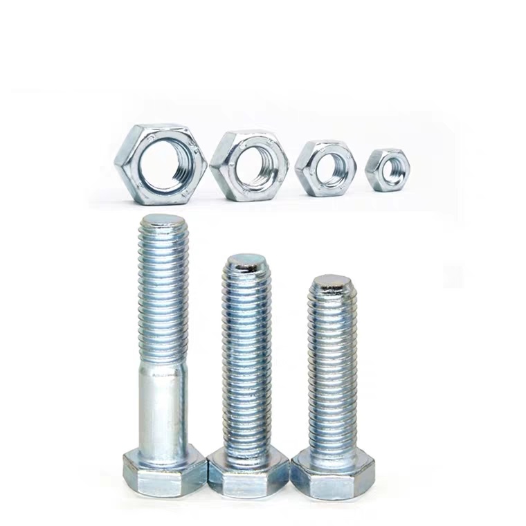 Sell Galvanized Hexagon Bolts And Nuts Grade 8.8 Length 10mm-500mm For Your Requirements