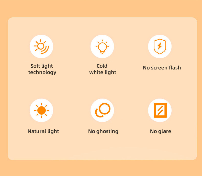 Folding 540lm Energy Saving LED Lights 6000K Table Lamp For Study