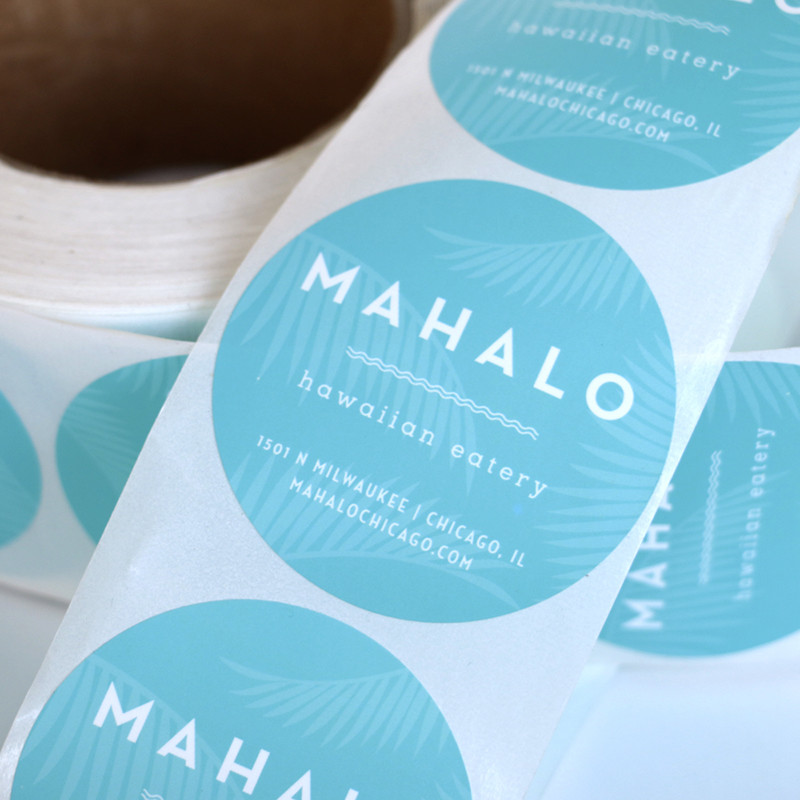 Peelable Hot Stamping Printed Self Adhesive Labels On A Roll
