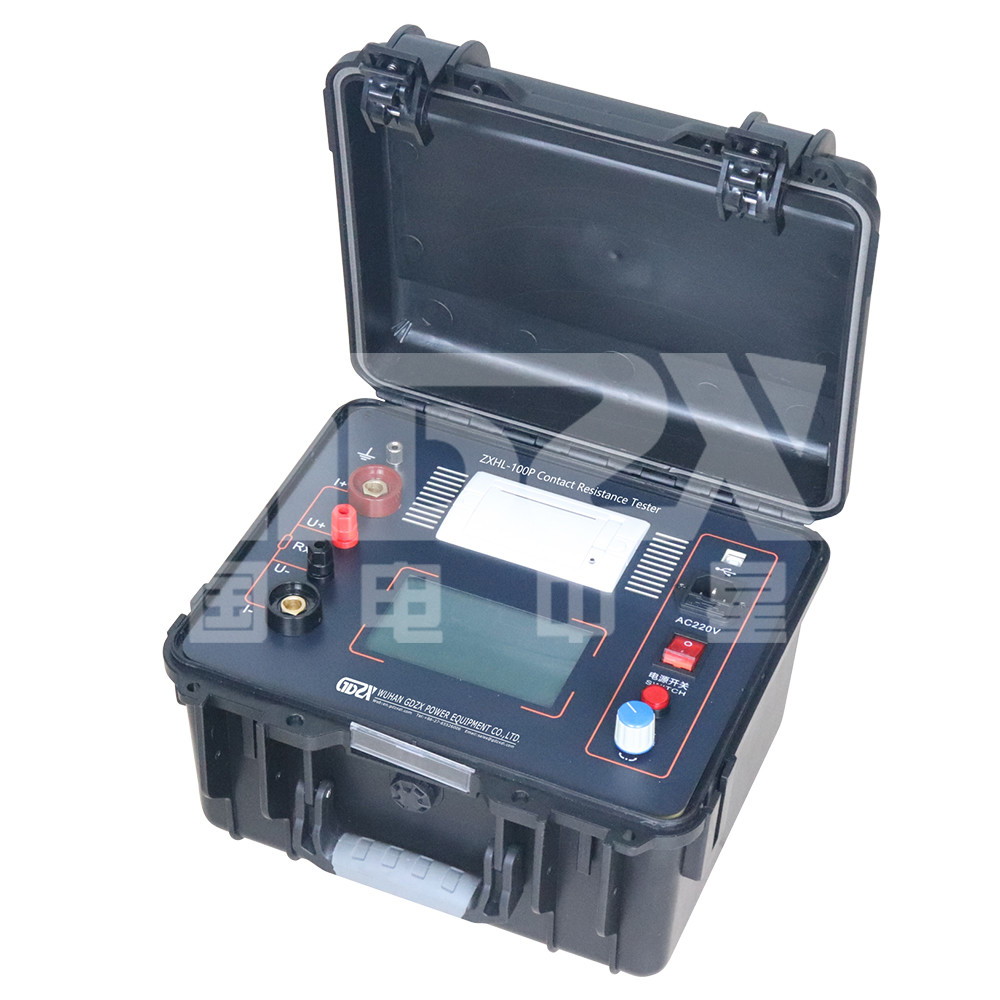ZXHL-100P High Precision Portable DC 50A 100A Contact Resistance Test Set